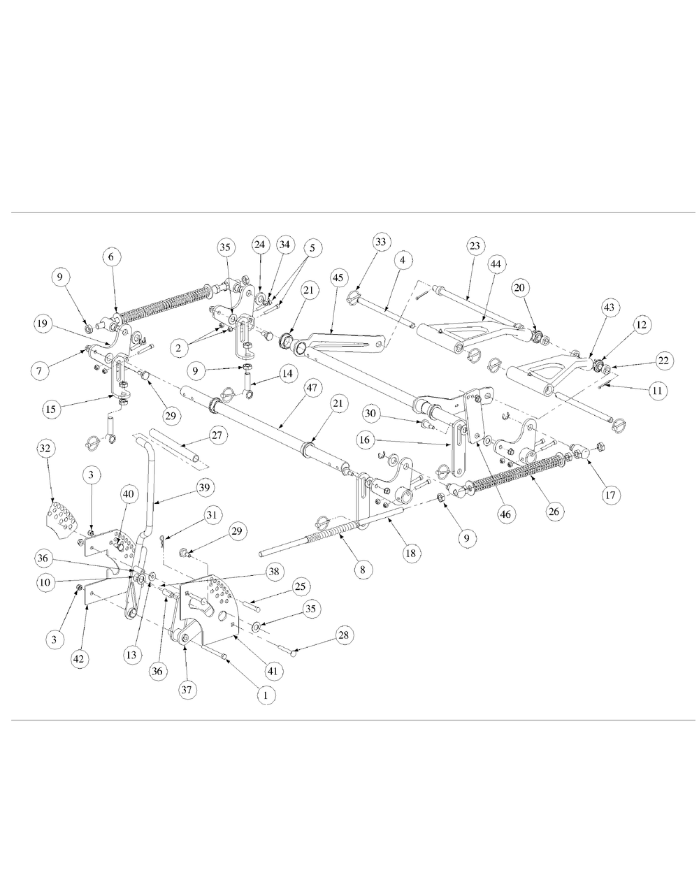 Lift Assembly Diagram and Parts List for M72-KW LC-53AB5GFZ750-29HP-DFI-OHV-LC Cub Cadet Lawn Tractor